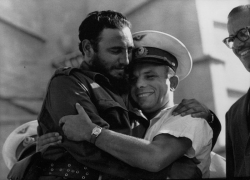 Фидель Кастро и Юрий Гагарин, 1961 год