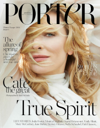 Кейт Бланшетт для Porter Magazine, декабрь 2014