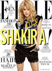 Шакира в июльском выпуске ELLE US