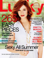 Кристина Хендрикс для летнего Lucky Magazine (Июнь\Июль 2013)