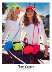 Роузи Хантингтон-Уайтли и Эмили Ди Донато для рекламной кампании бренда Juicy Couture, весна 2014
