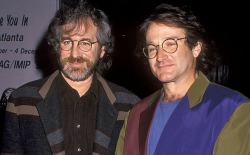 Стивен Спилберг и Робин Уильямс, 1991 год