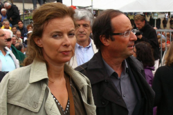 Франсуа Олланд и Валери Триервейлер