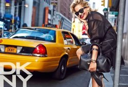 Рита Ора для рекламной кампании DKNY Resort 2014