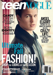 Энсел Элгорт для Teen Vogue, сентябрь 2015